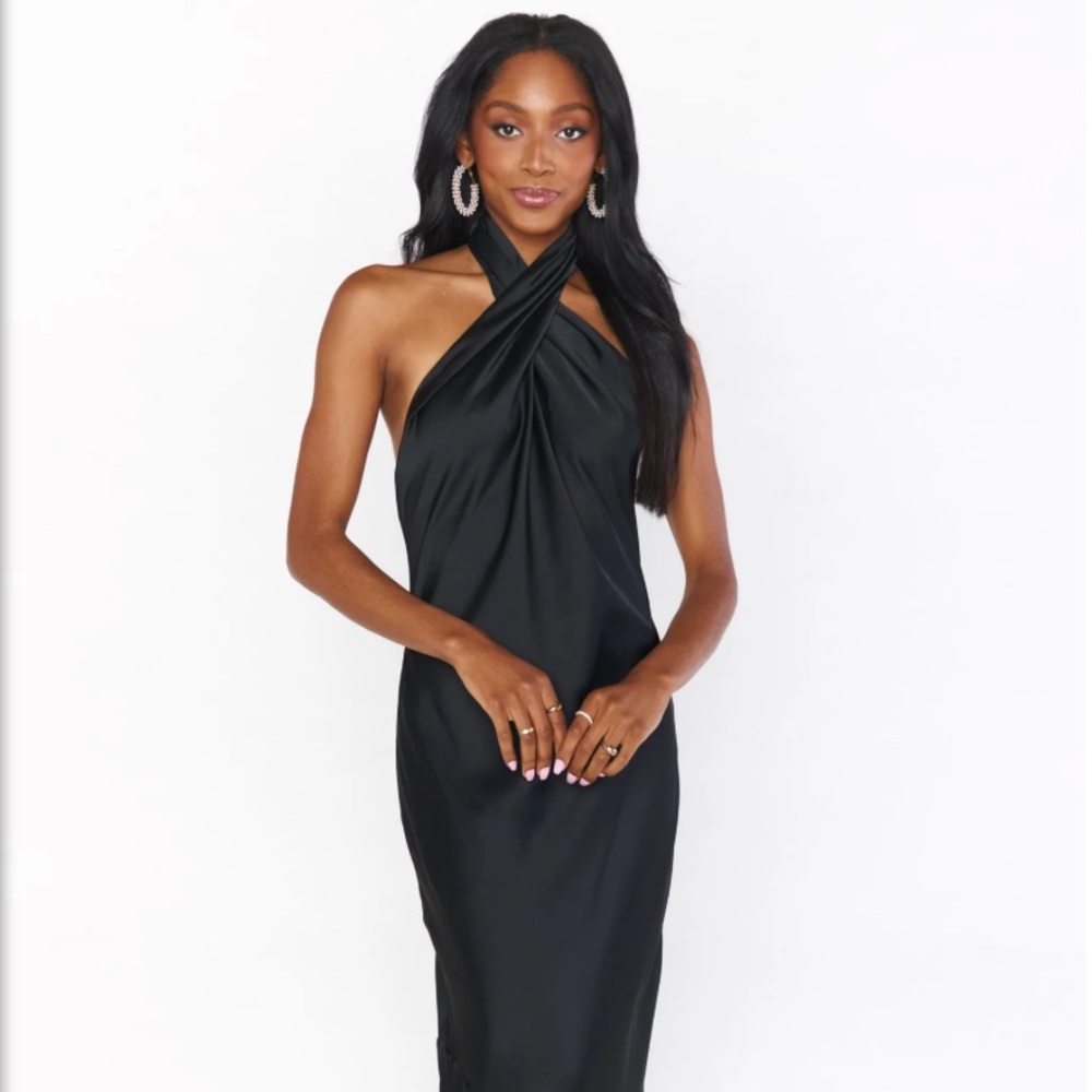 Jasmine Halter Maxi Dress Show me your Mumu. Size small. Black
